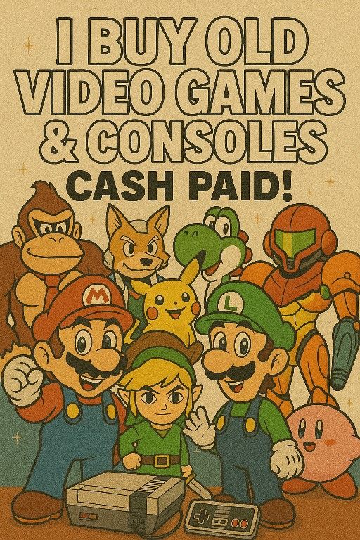 Game Boy, Nintendo, Super Nintendo, N64, Dreamcast, Playstation 1 Consoles And Games