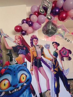 Kpop Demon Hunters party bundle decorations