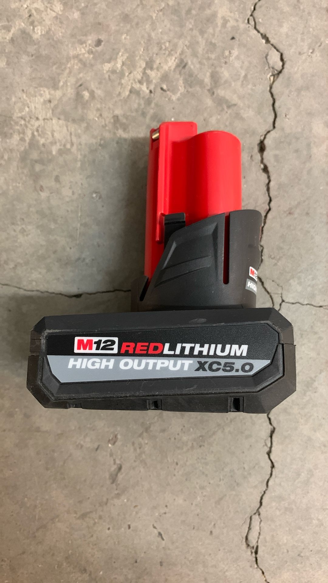 3- Milwaukee M12 Red Lithium XC 5.0 Batteries