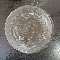Glass Antique Plate 