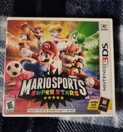Mario Sports Superstars for Nintendo 3DS
Good condition and works great. Comes with original case. Fun game with soccer, baseball, tennis, golf