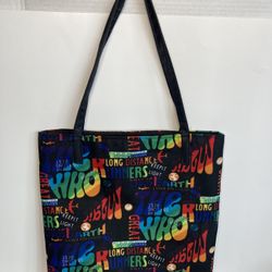 The WHO Tote Bag Zipper 13x13