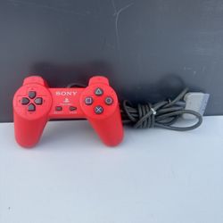 Playstation One PS1 Red Controller SCPH-1080 Original OEM Genuine Official PS2