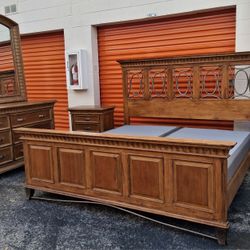King Size Bedroom Set With Boxspring 