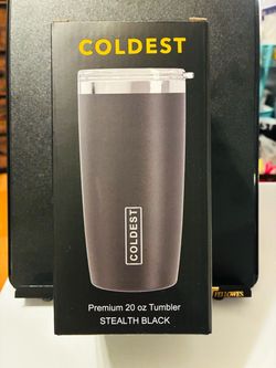 Coldest 20 oz Tumbler Stealth Black