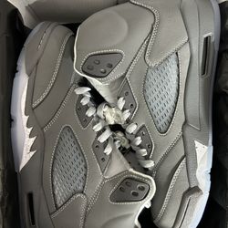 Jordan 5 Wolf Greys Size 10