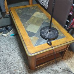 Coffee table and two end tables