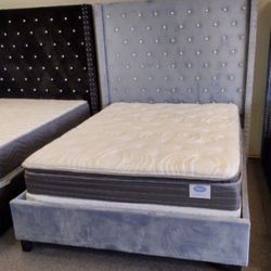 New Queen Size Bed With Promo Mattress And Boxspring Including Free Delivery Pay Upon Arrival