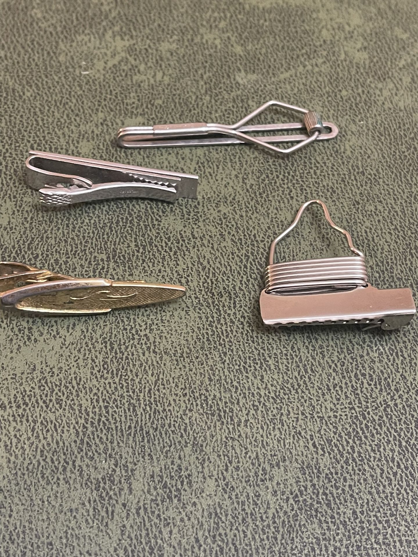 Lot Of Vintage Tie Clips