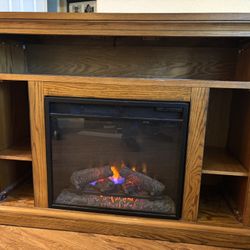 Electric Fireplace Console