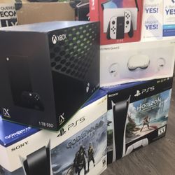 Xbox X Ps5 Oculus Meta Quest2 Nintendo Switch New Sealed No Credit Needed Pay Down Only
