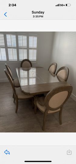 Extendable Dining Table And Chairs Set