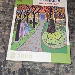 Gustav's Cat by Darlene Kulig 1000pc Jigsaw Puzzle 25"x25" Brand New & Sealed!!!