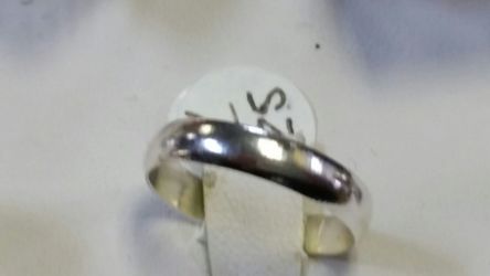 Sterling silver silver band .925 genuine quality size 7