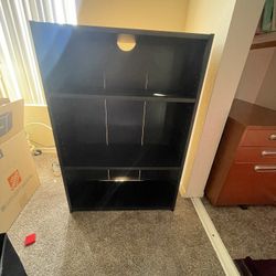 Black Shelving Unit