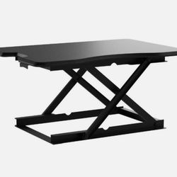 Zinus Smart Adjust Standing Desk Adjustable Height Desktop Workstation Black