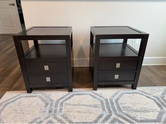 Pair of Espresso End Tables