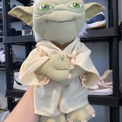 Disney Yoda Plush Backpack  Star Wars 14inch 