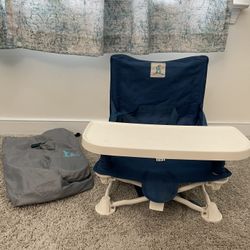 hiccapop OmniBoost Travel Booster Seat with Tray for Baby