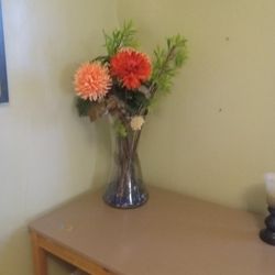 Orange Yellow And Green Flower Arrangement 