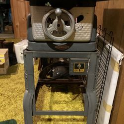 Sears And Roebuck Table Saw On Wheels, Used A Few Times. EC