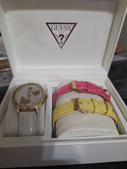 Guess Women's Watch Set with Interchangeable Straps