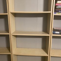 4 Tall Five Shelf Bookshelves IKEA Kirby