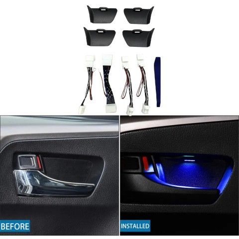 For Toyota Highlander 2015-2021 Door Bowl Armrest
Atmosphere Light Interior LED Blue Door Bowl Handle
Frame Light