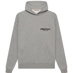 Essentials Dark Oatmeal Hoodie