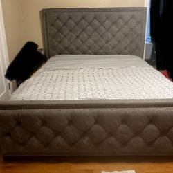 King Sized Upholstered Bed Frame
