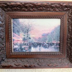 Thomas Kinkade Accent Print – Framed Art – “Paris, Eiffel Tower Scene