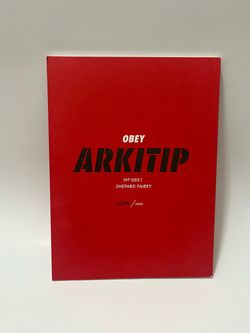 Vintage OBEY book Arkitip autograph not included stencil intact