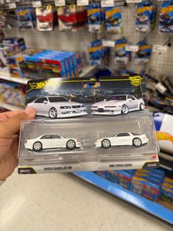 Hot Wheels Premium Car Culture 2-Pack — Toyota Chaser JZX 100 + 1989 Toyota Supra | 2026 JHW57 | New