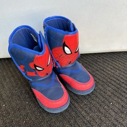 Spider-Man Snow Boots Size 11