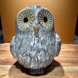 Ceramic Owl Figurine