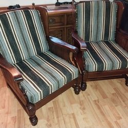 Ethan Allen Traditional Classics pine chairs