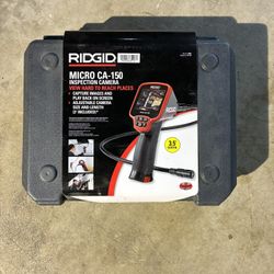  RIDGID CA-150 Micro Visual Inspection & Diagnostic Handheld Camera w/ 3.5 in. Color Display and Waterproof Camera Cable Options