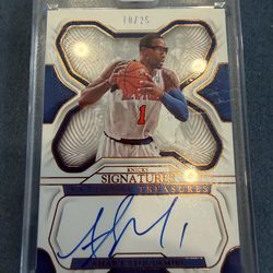 2022-23 Panini National Treasures Amar’e Stoudemire Auto /25 Knicks On Card S-ASM