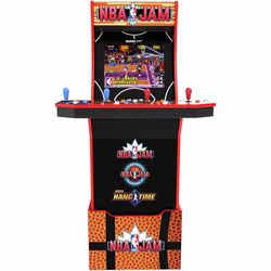 Arcade1Up NBA Jam 4-Player Cabinet.