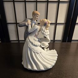 This is a Bride and Groom Music Box - Plays "Wedding March".