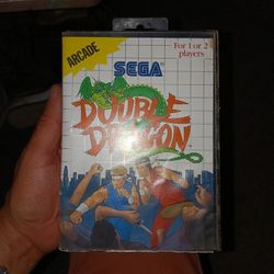 80's Double Dragon Sega Original Game $80