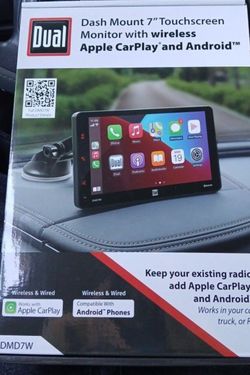 Dual D2WC7 7” CarPlay Touchscreen—40$