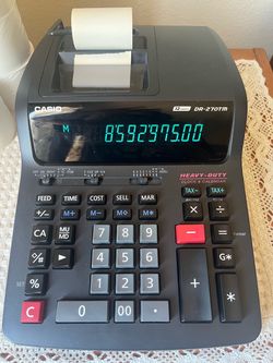 Casio Dr-270tm Vintage Calculator
