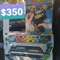 ColecoVision Boxed Console+ Super Action Controller Set- Rare