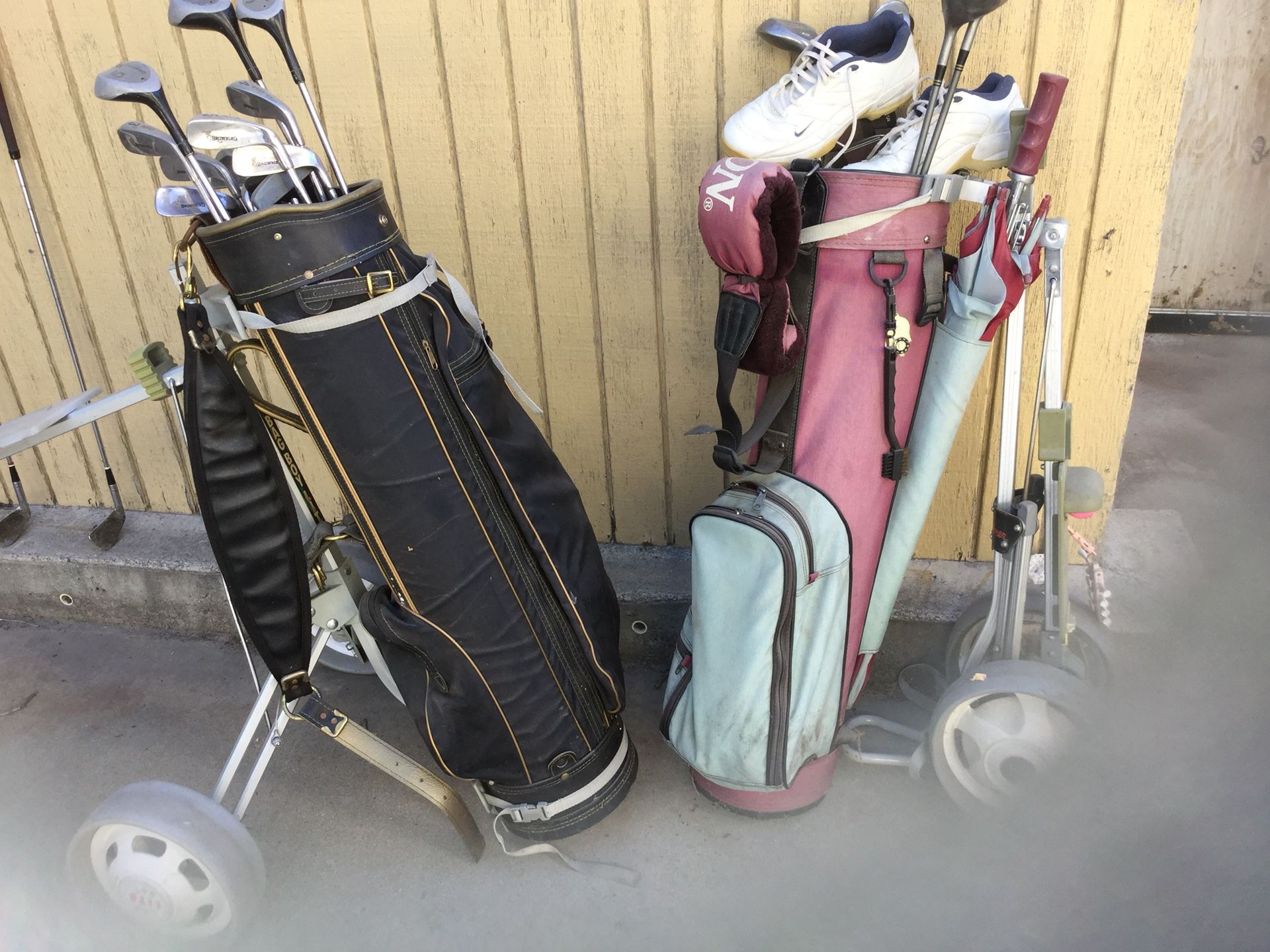 Ladies golf clubs $ 20.00 obo men’s club sold.