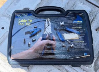 COAXIAL CABLE TV Tool Kit.