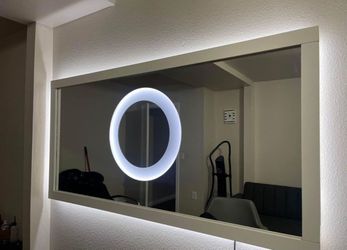 Large Wall Mounted Vanity Mirror