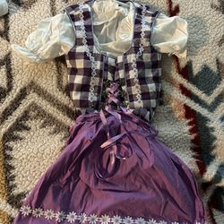 Dirndle dress (girls Size 6)