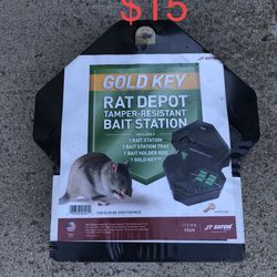 Gold Key Rat Depot Bait Station-NEW