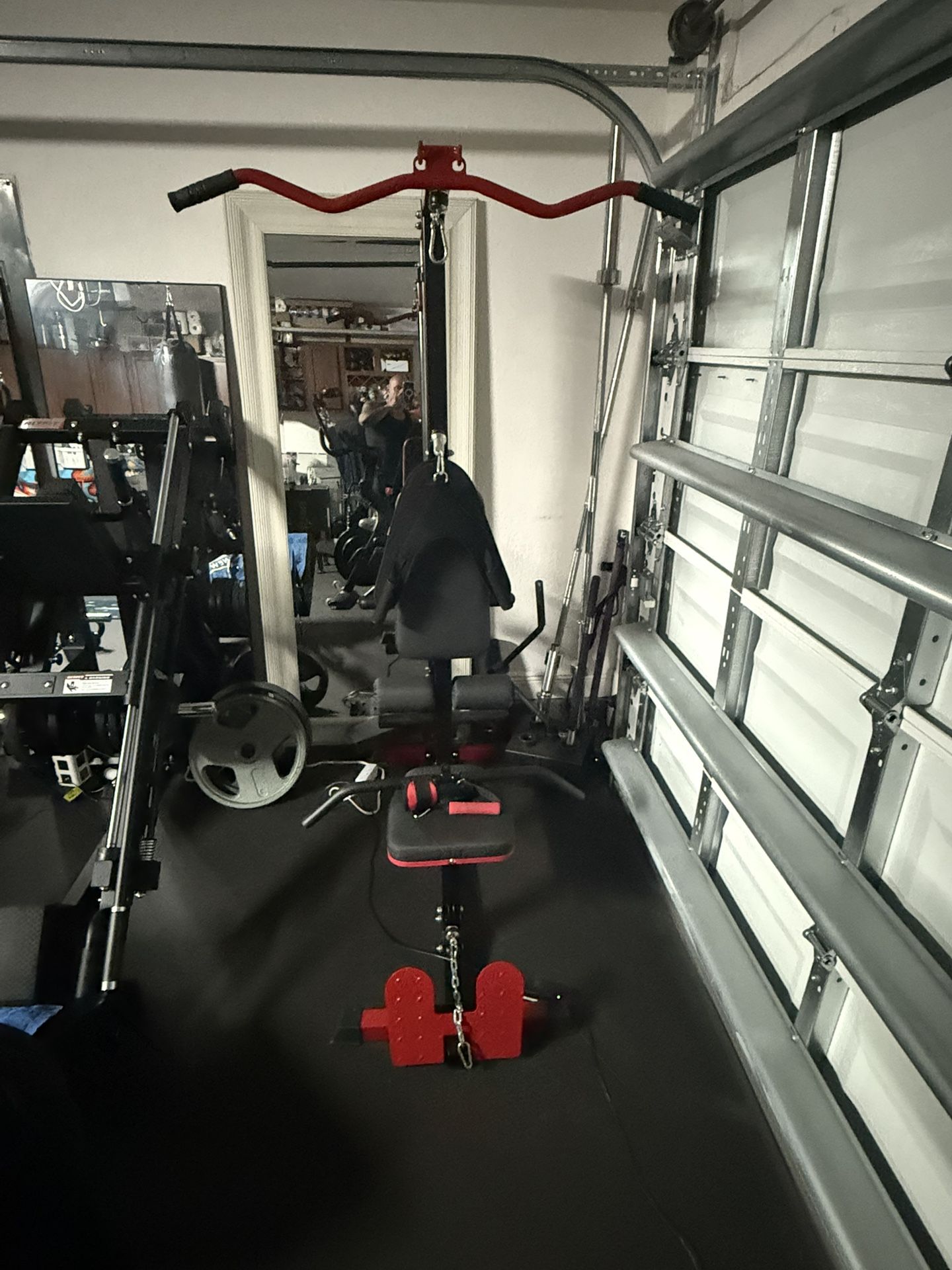 ERKANG, Lat Pulldown, Ab, And Cable Row Station
